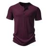 T-shirt a righe manica corta da uomo T-shirt estiva tinta unita da uomo Tendenze Top aderenti