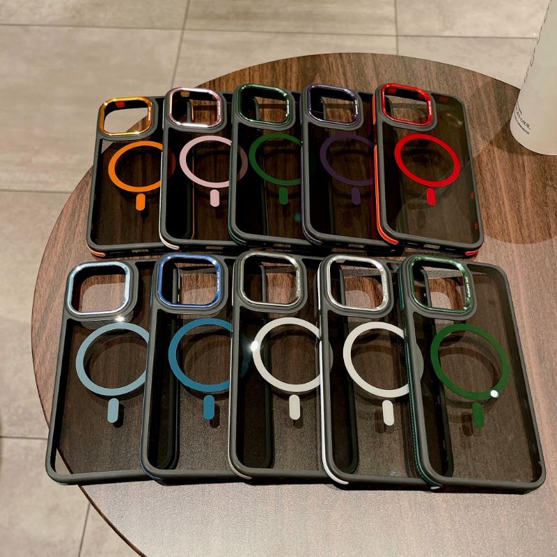 Original Ultra Thin For Magsafe Transparent Case For IPhone 11 13 14 15Pro Max Magnetic Case For Magsafe Wireless Charging Cover