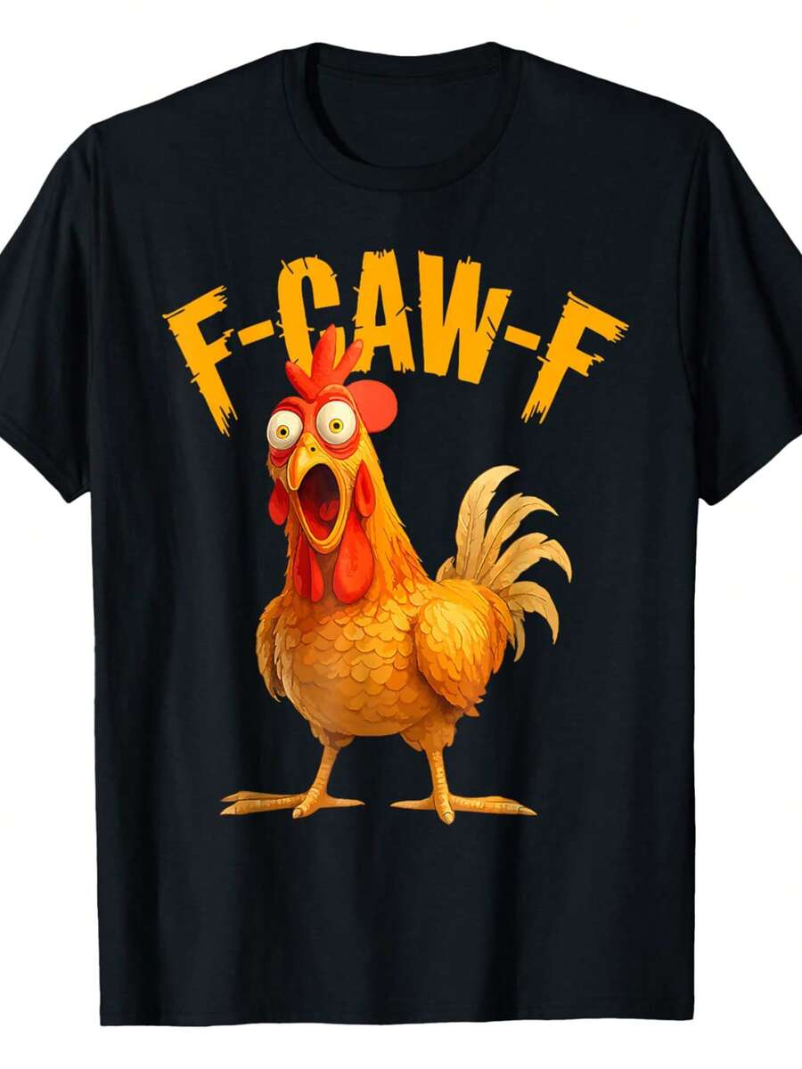 Funny F-Caw-F Chicken FCAWF Chicken Unisex T-Shirt L