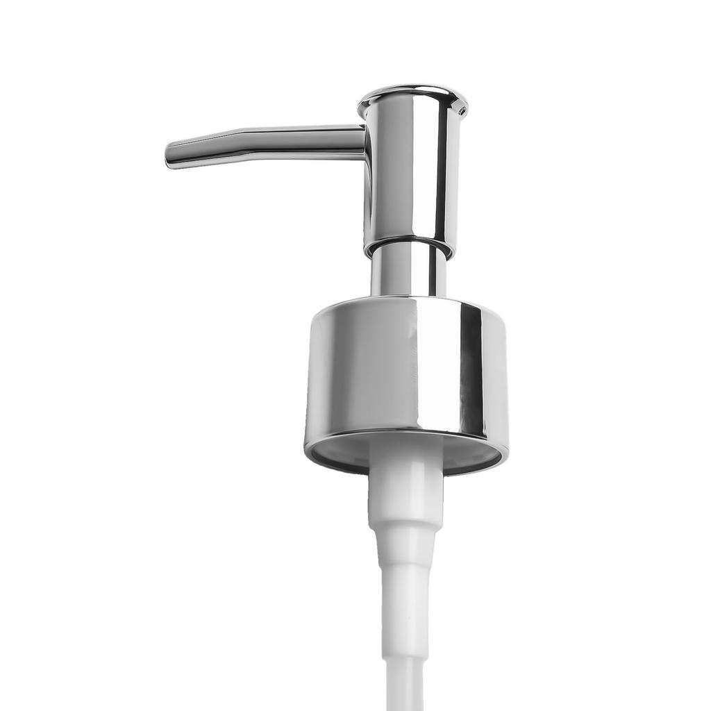 Stylish Soap Dispenser Pump Kitchen Bathroom ABS Plastic Messy Spills Tarnish Resistant Brushed Gold Thread Standard