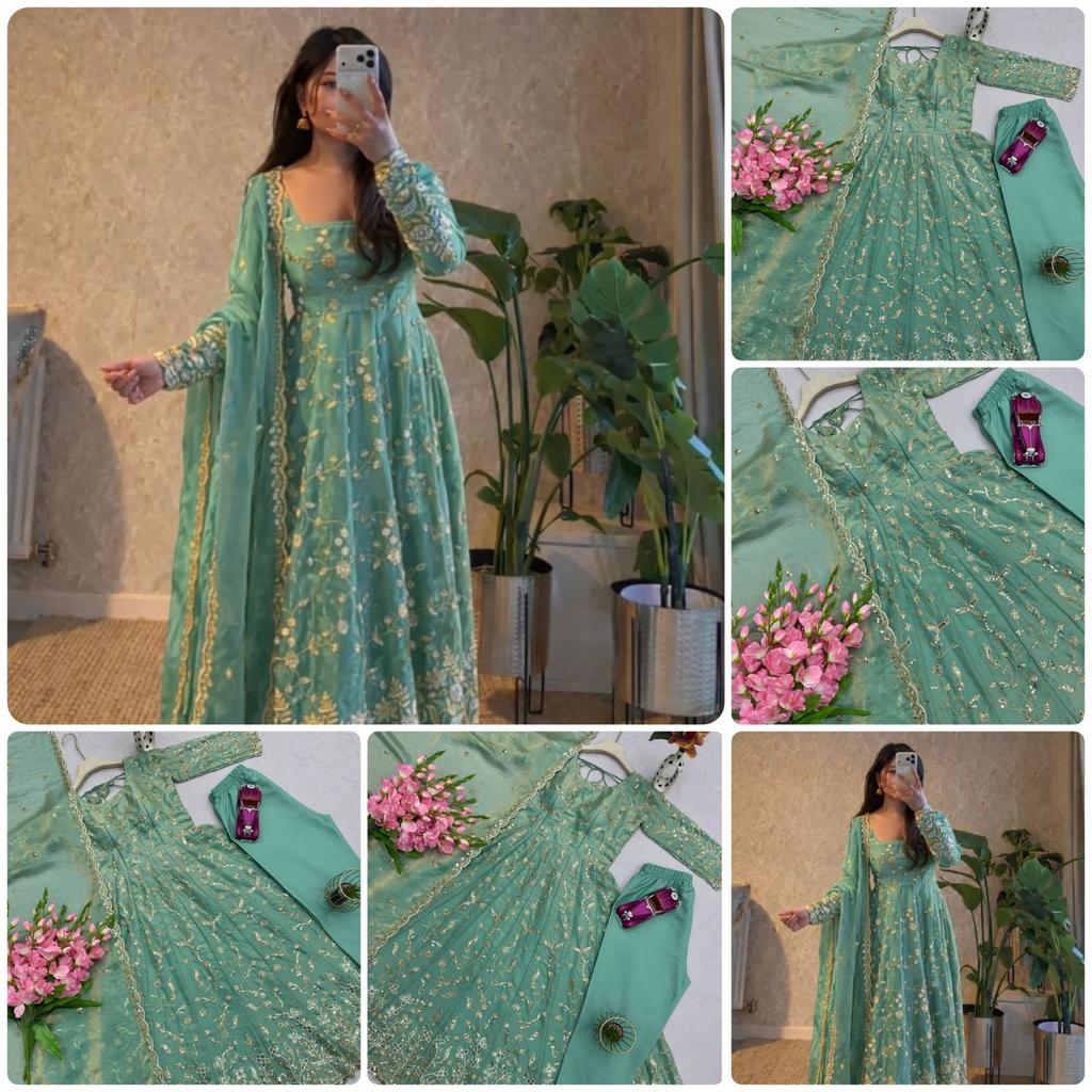 Indian Bollywood Ethnic Salwar Kameez Pakisatni Wedding Party Wear Anarkali Suit
