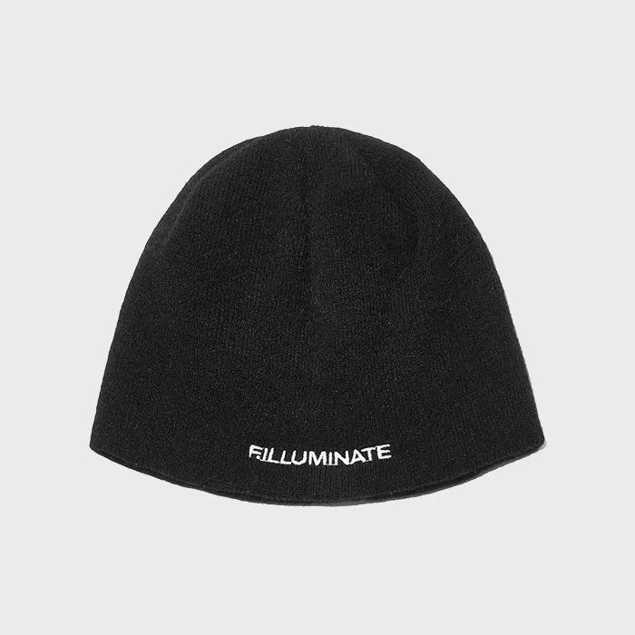 Hairy Logo Beanie - Black