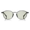 [OWNDAYS] Stylish Fashion Sunglasses with UV Protection, Clear Green, for Driving and Sports, Clear Frame, Polygon SUN2097T-2S-C3