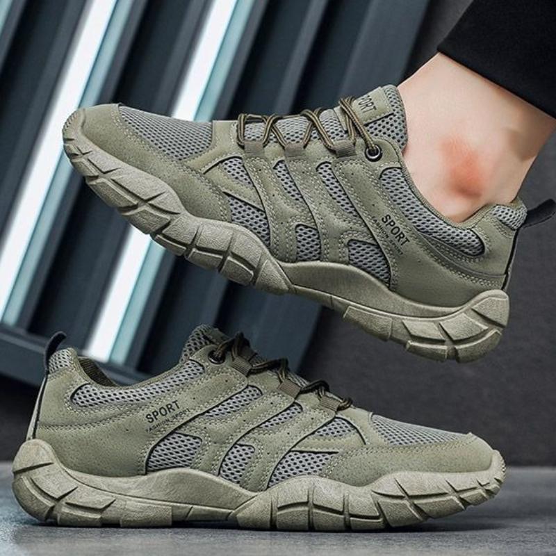 Breathable Man Casual Sneaker Minimalist Miked Colour HikingTrekking Walking Wide Lightweight Comfortable Sports Shoes for Men