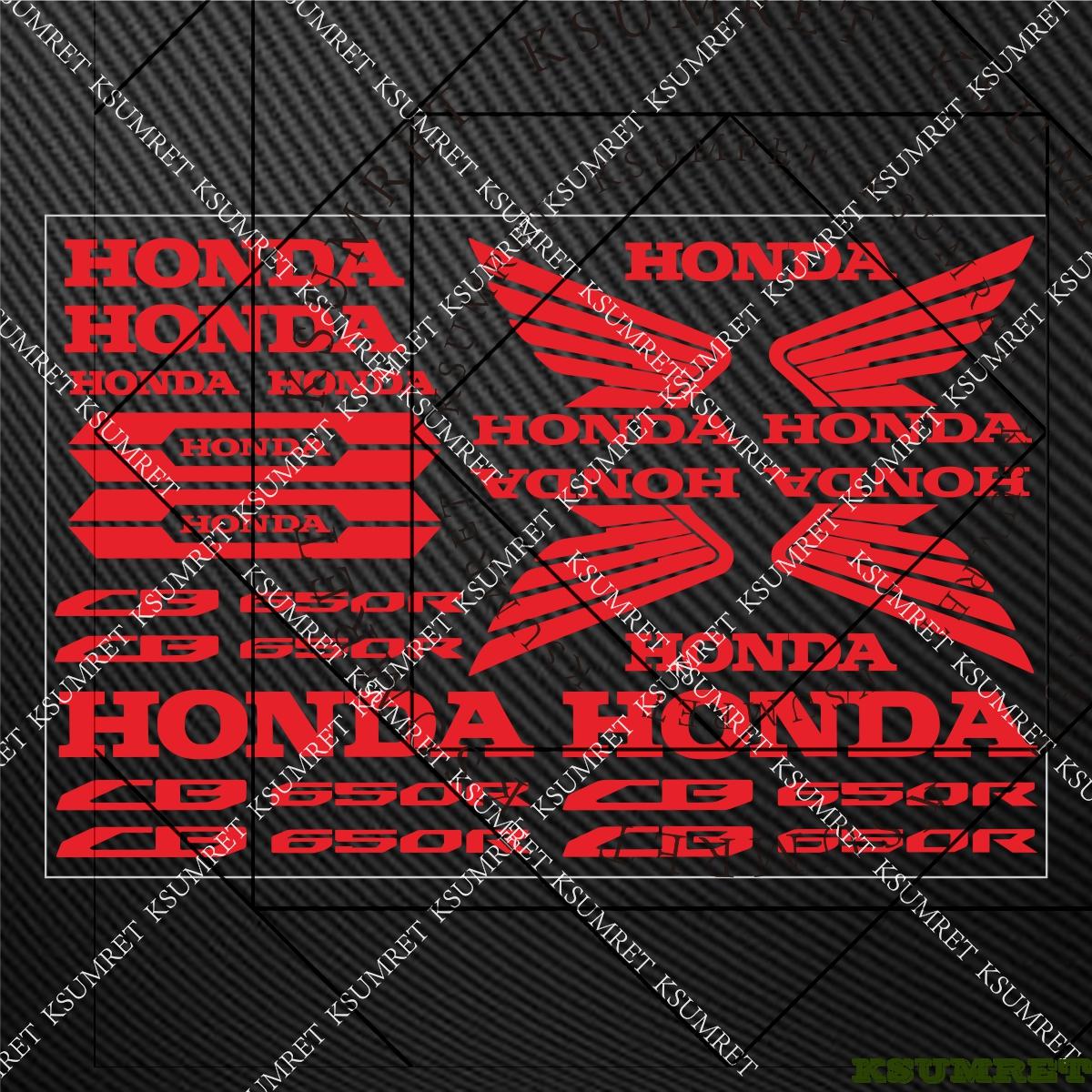 For Honda CB650R Stickers Motorcycle Sticker Cb650r Logo Decal красный