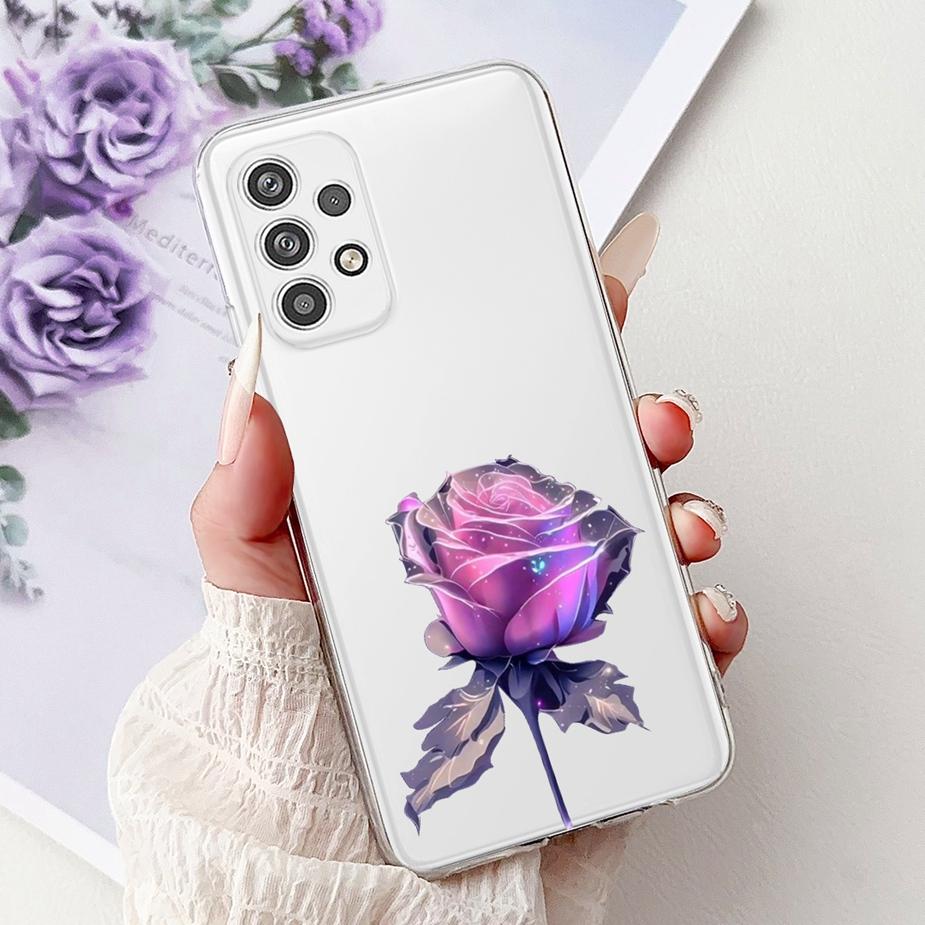 For Samsung Galaxy A52 A52s A72 5G Case Cute Painted Cover Soft Silicone Phone Cases For Samsung A52 A 52 s Galaxy A72 5G Fundas
