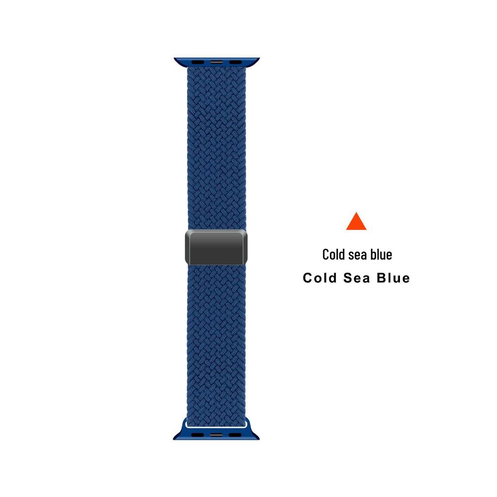 Geflochtenes Magnetarmband aus Nylon für Apple Watch S11