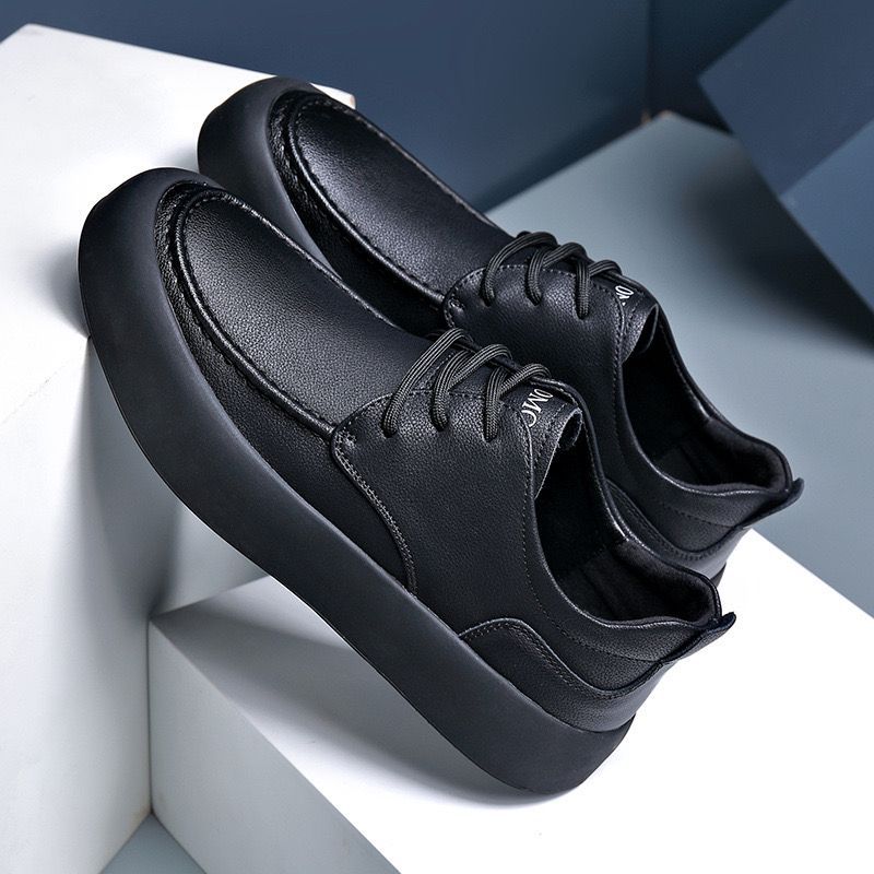 Casual Shoes for Men 2026 Fashion Lightweight Lace-up Platform Flats Men Comfortable Non Slip Vulcanized Shoes Zapatillas
