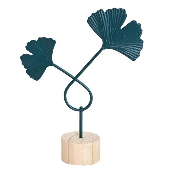 Long-lasting Color Decoration Golden Ginkgo Leaf Statue, Anti-Rust Anti-Oxidation Decorative Art Iron Anti-oxidation Treated Decor Sculpture