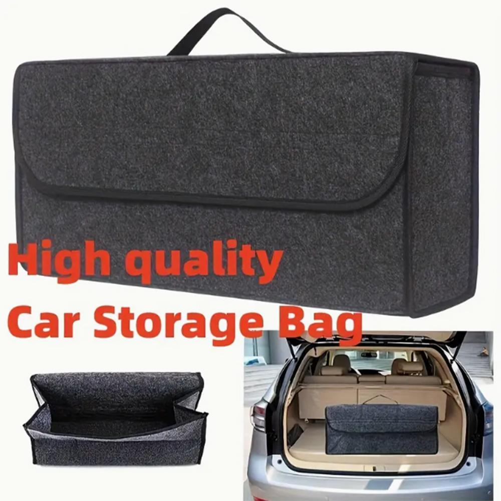 Foldable Car Trunk Storage Bag: Portable Cross-Border Delivery Tool Organizer