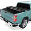 Soft Tri-Fold Tonneau Cover for 2019-2025 Chevy Silverado/GMC Sierra 1500 5.8 Ft Bed