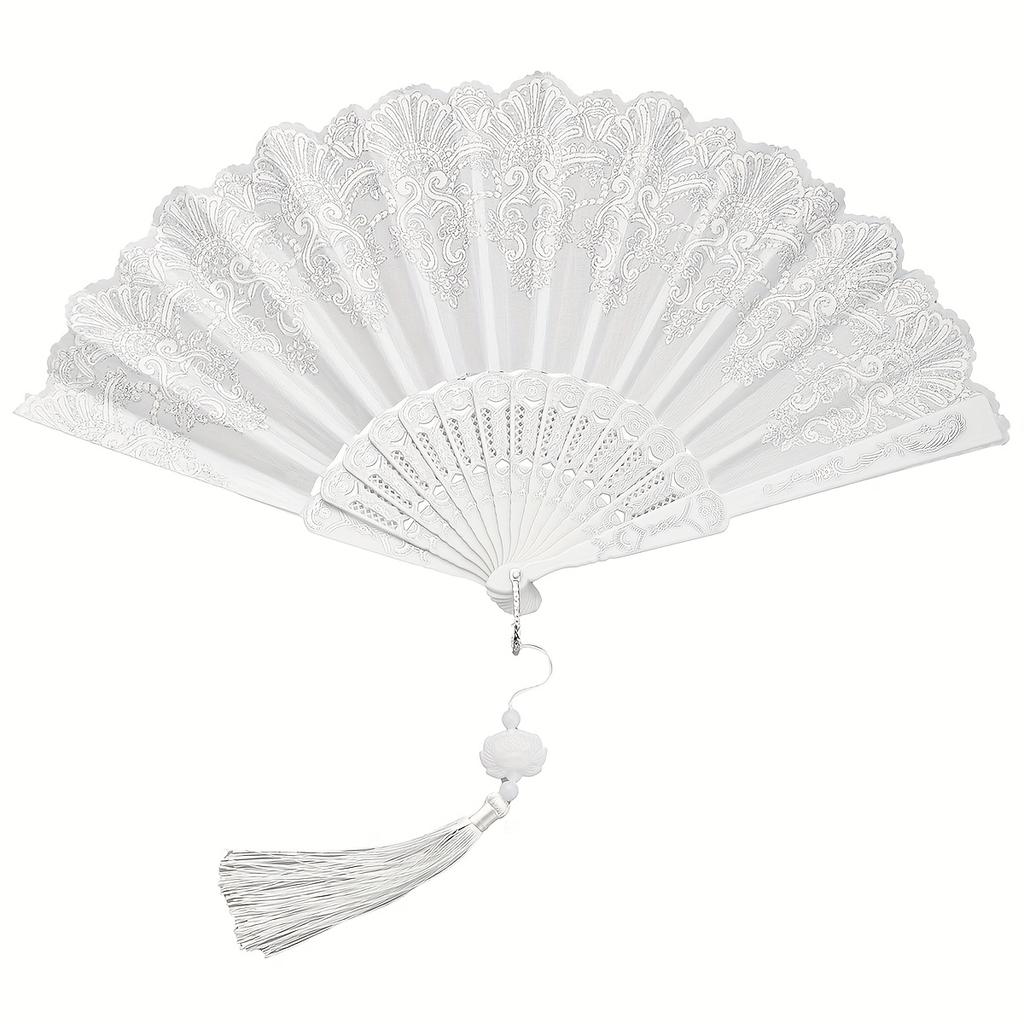 3Pieces/Set European-style vintage floral handheld folding fan, elegant style, decorative accessory for single parties, a perfect summer gift for