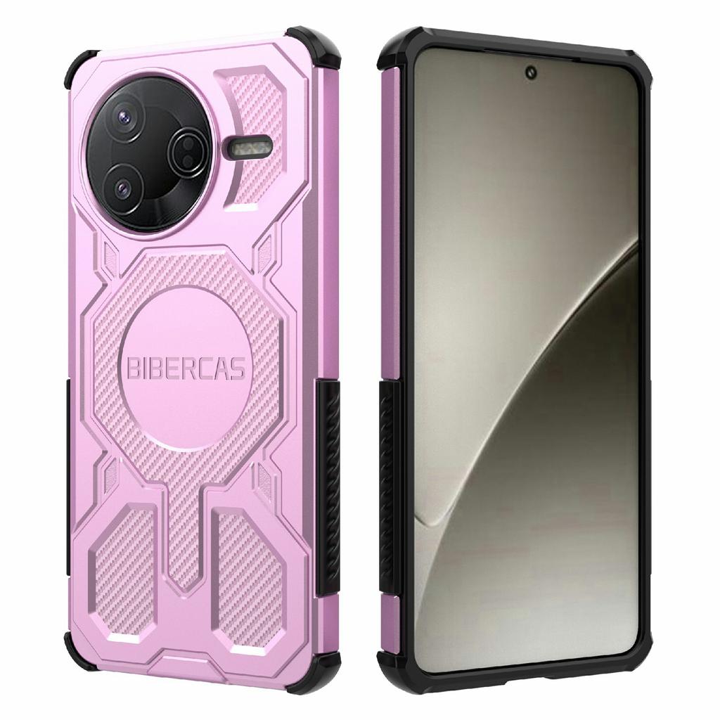 BIBERCAS J-16 Series For Xiaomi Redmi K80 5G/Poco F7 Pro 5G Case Compatible with MagSafe Anti Drop TPU+PC Phone Cover
