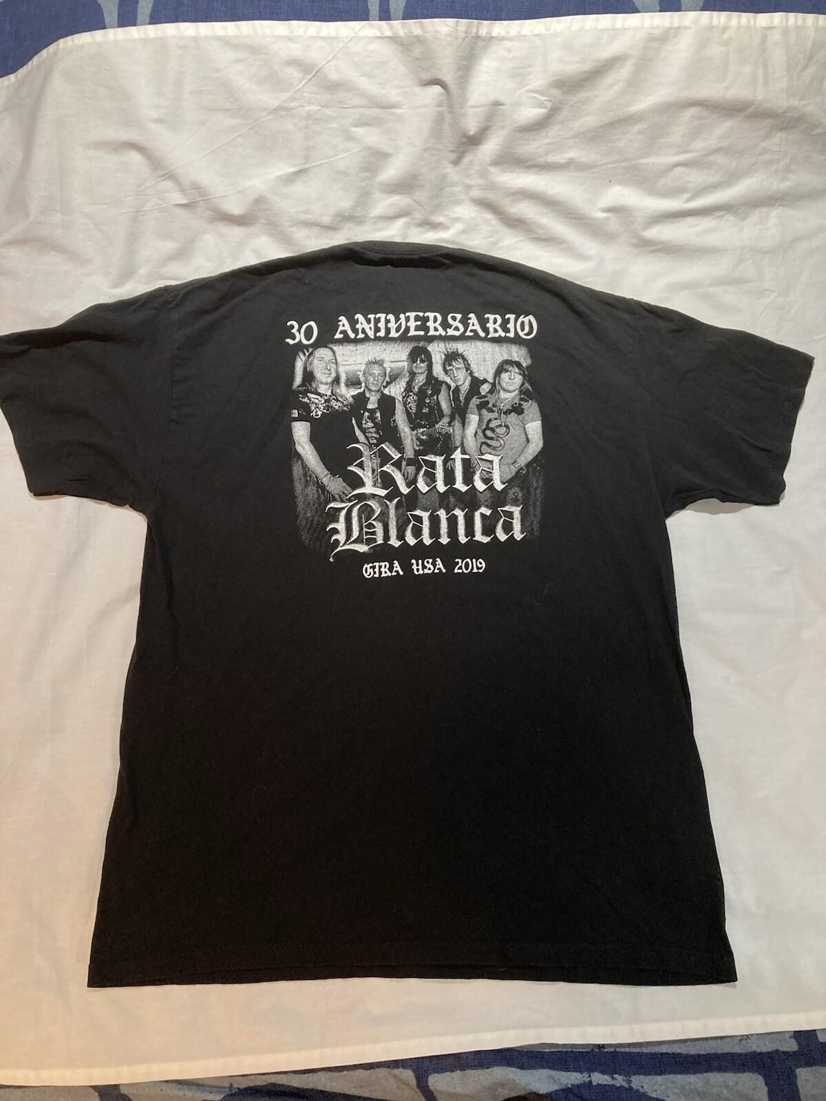 Rata Blanca 30th Anniversary T-shirt, Size XL Unisex T-Shirt XXXXL