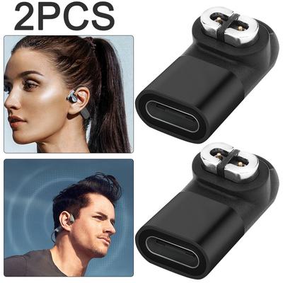 USB C Adaptér Nabíječka Konvertor pro AfterShokz OpenComm ASC100SG/C102 (Černá)