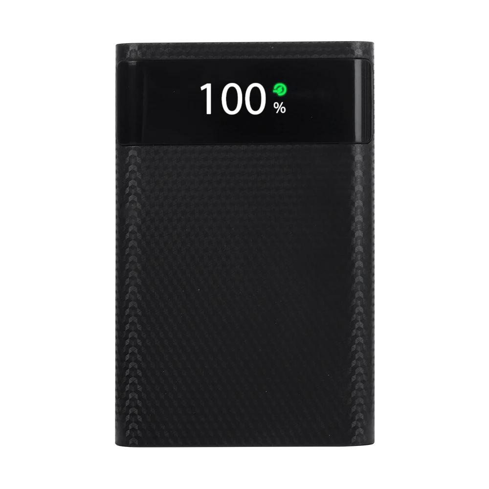 18650 Batteri DIY Powerbank Fodral Laddningsförvaringslåda 25W Dubbel USB Typ C Batterihållare Låda PD QC3.0 Snabbladdning För Smartphone