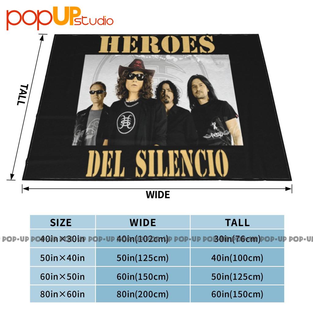 Heroes Del Silencio 01 Ultra-Soft Blanket Quilt Winter Sofa Cover Bed Covers