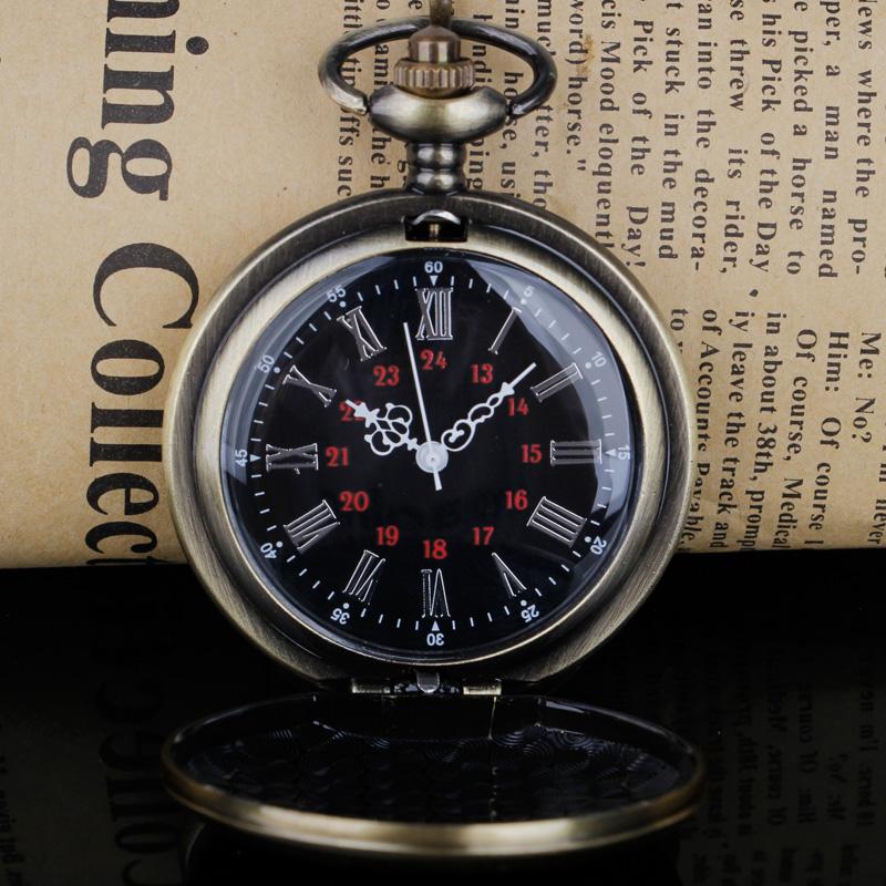 Quartz Movement Pocket Watch Chain Pendant Fob Watch Stainless Steel Men Women Gifts Fob Watch Relogio DeBolso