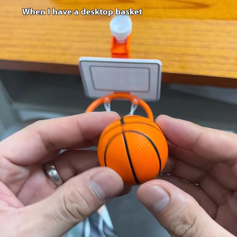 1Set Mini Desktop Basketball Game Toy Table Basketball Children'S Toys Family Toys Basketball Shooting Game