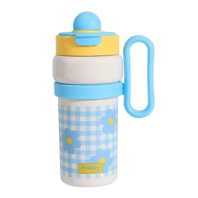 900ML Vacuum Cup High-Capacity Insulation Or Cooling Insulated Cup With Handle 316 Stainless Steel Cup for Student Children