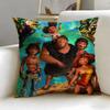 Klassischer Animationsfilm Die Croods Kissenbezug Weich & Leicht zu Waschen – Vielseitig für Sofa, Bett, Reisen und Büro