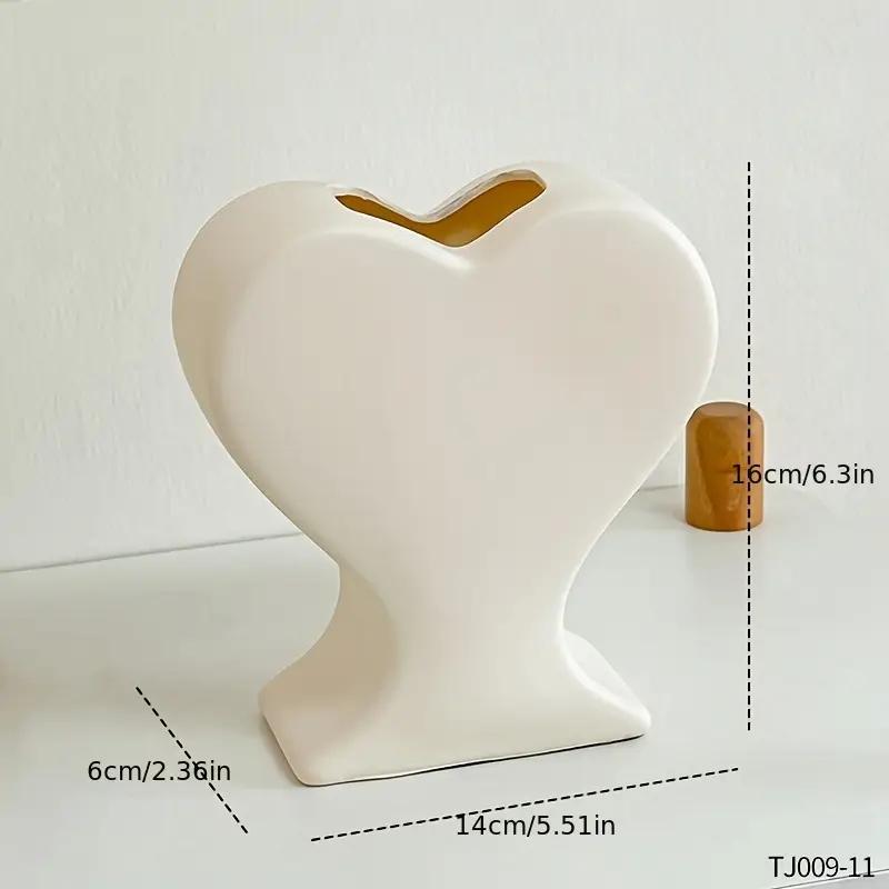 

Creative Heart Shaped Vase Living Room Desktop Flower Arrangement Vase Valentine s Day Gift Unique Decoration