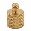 1Pc Tripod Camera Thread Screw Adapter 3/8 To 1/4 Female Male Converter Brass