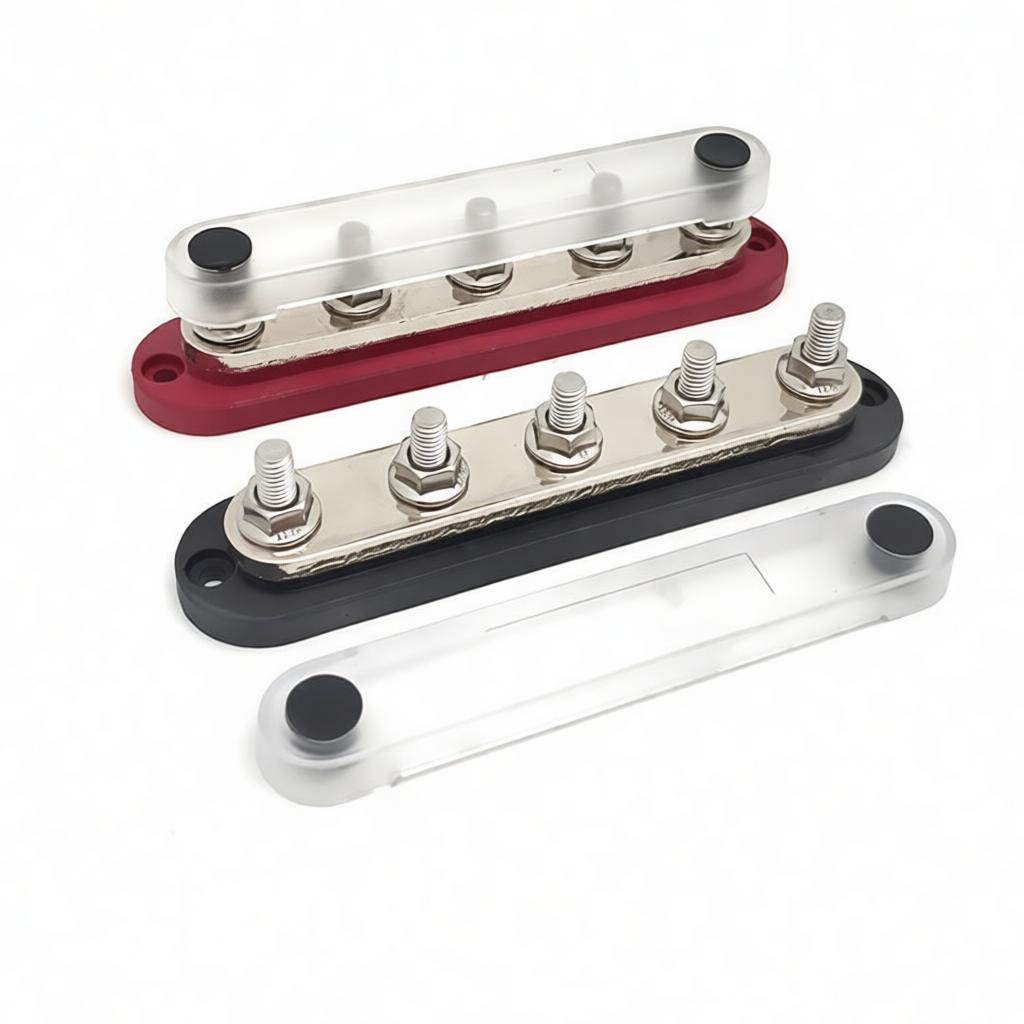 High Current Bus Bar 300A Terminal Junction Block Stud For Car Marine RV Boat Electrical Power Wiring Connection Modules
