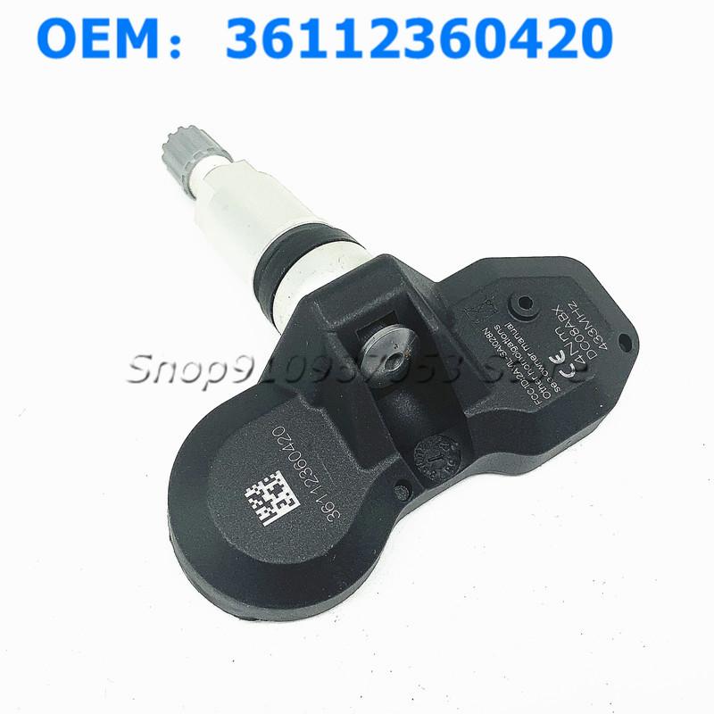 Brandneu 4 Stück Für BMW 3er 5er 7er M3 M5 36112360420 36118378682 TPMS Überwachungssystem Reifendrucksensor 433Mhz