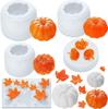 3D dýňová silikonová forma Halloween javorový list Mousse Dort Dekorace Model DIY Potřeby na pečení dezertů