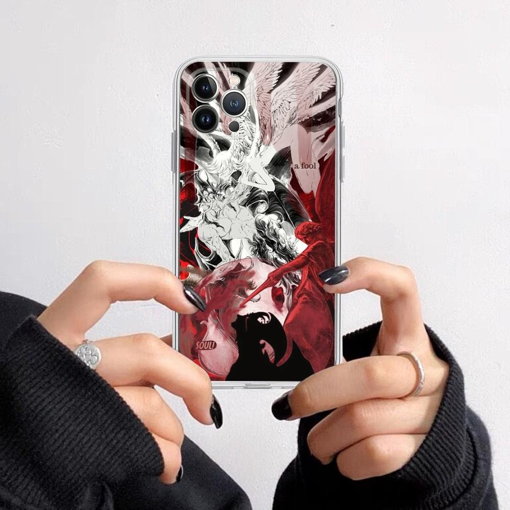 Devilman Crybaby Phone Case for iPhone 16 15 8 7 6 6S Plus X SE XR XS 14 11 12 13 Mini Pro Max Mobile Case