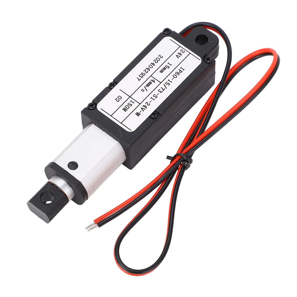 Elektrický Mini Lineární Pohon Teleskopický Malý Pohybový Pohon 150N 15mm Zdvih DC24V 4mm/s pro Robo