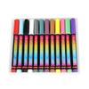 Marker Pens Painting Watercolor Pen Set Colorful Paint Markers, Smooth Art Project marker Pens for Cards Black Papers, 12 12 Colors