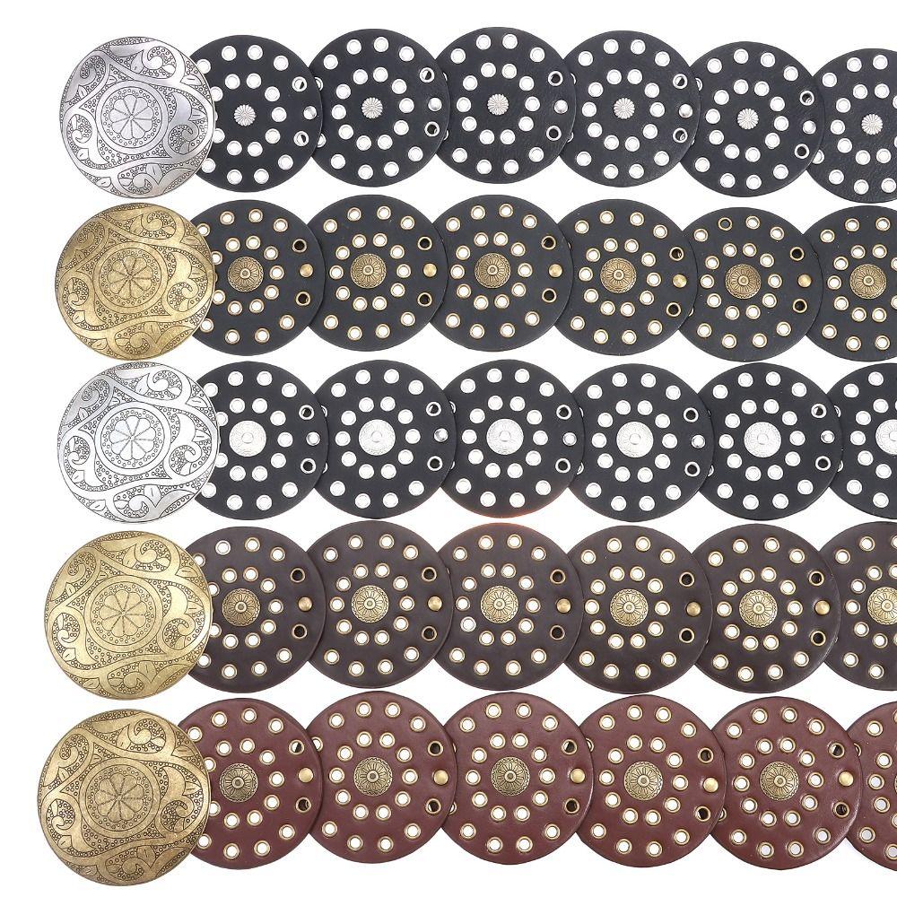 Western Style Disc Belt Y2K Wide Disc Belt Cowboy Wide Disc Belt Hollow Belt  for Women