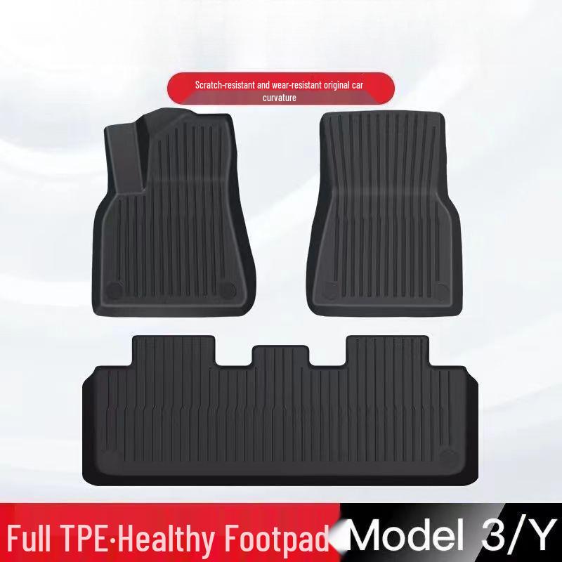 Tesla Model 3/Y TPE Trunk & Front Trunk Mats, Car Floor Mat Accessories