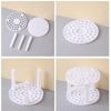 1Pcs Multi Hole Plastic Pencil Storage Rack Makeup Brush Holder For Desk Office Makeup Artist Classroom Stationery Storage