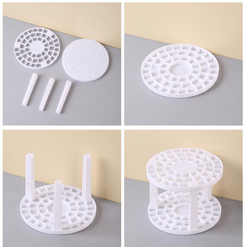 1Pcs Multi Hole Plastic Pencil Storage Rack Makeup Brush Holder For Desk Office Makeup Artist Classroom Stationery Storage
