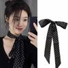 Polka Dot Long Scarf Korean Version Neck Scarf Hair Band Bag Wrap Ribbon Fashion Hair Accessories For Women Streetwear