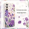 Purple Charm Tulip Phone Case For Samsung Galaxy A37 A57 Liquid Silicone Cover