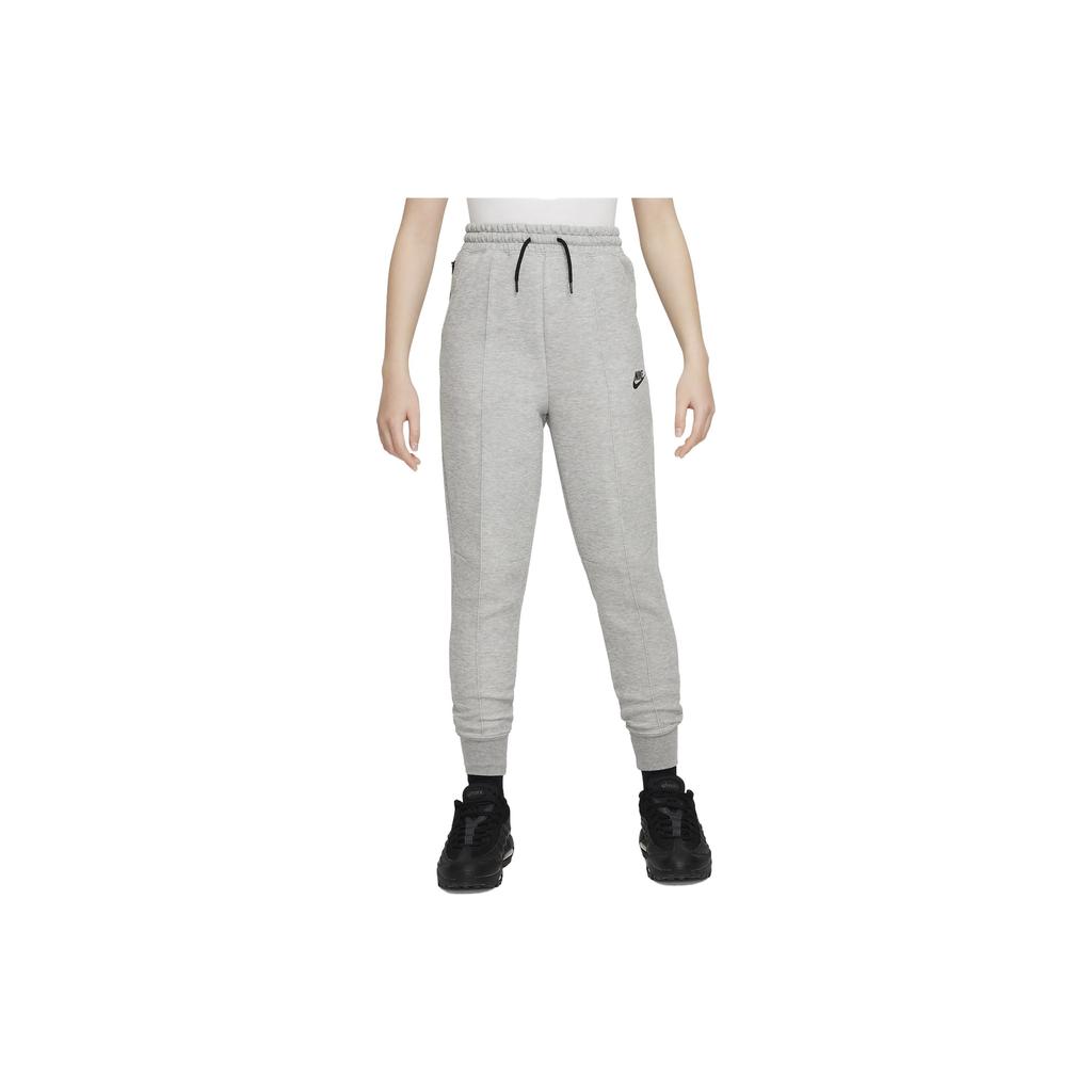 Nike Sportswear Tech Fleece Logo Print Jogger Knit Pants Kids bottoms Light-Grey FD2975-063