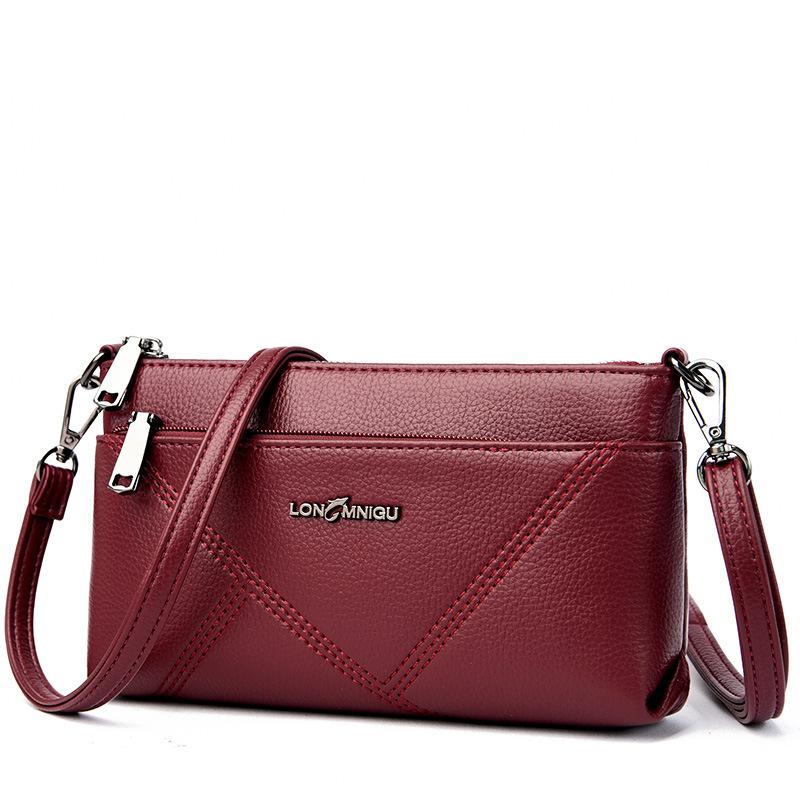 Bag women's bag 2025 new mini middle-aged mother bag simple texture soft surface change bag mobile phone bag messenger bag