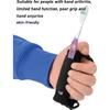 Disabled Eating Aids Utensil Holders Eating Assistance Hand Cuff for Holding Spoon, Fork, Cutlery Adjustable Nylon Gripping Strap for Limited