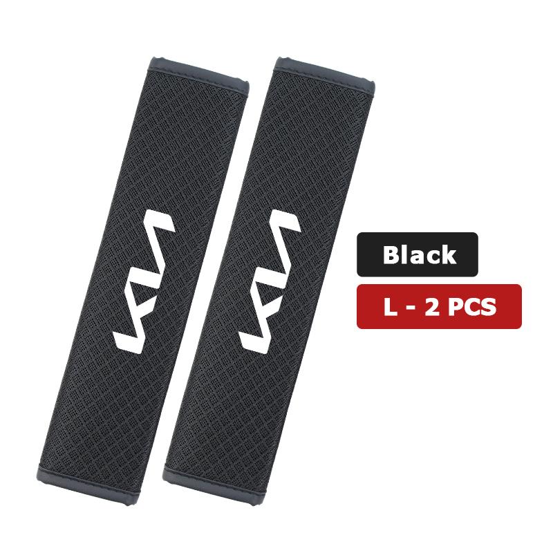 CAONU1 Car Adjustable Ice Silk Shoulder Cover Seat Belt Pad Strap Padding Accessories For KIA Ceed Sportage Rio K5 K2 Optima Cerato