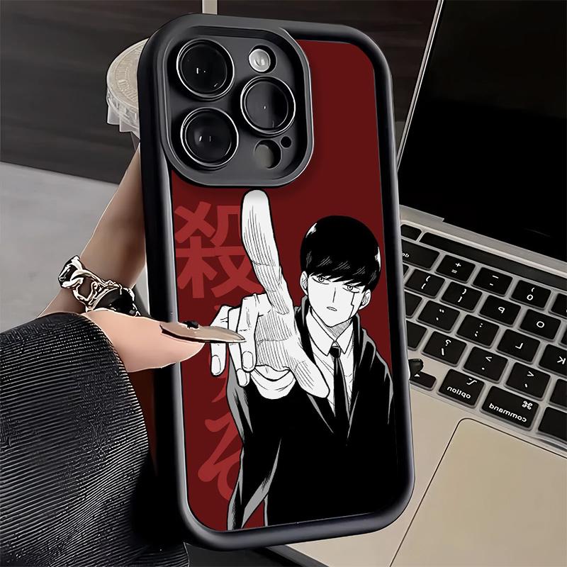 

Phone Case for iPhone 17 Air 16E 15 16 Pro Max Mashle Magic And Muscles Anime Cover 14 Plus 13 12 Mini Soft Shell Silicone Funda iPhone 16