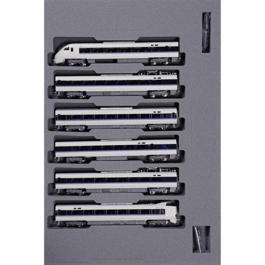 KATO N Scale 683 Series "Shirasagi" New Paint 6-Car Train Set Model 10-2071 - Realistic Electric Train Hobby