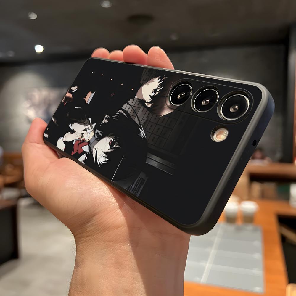 

A-Еще один Чехол для Телефона в Стиле Хоррор Аниме Для Samsung A56 A36 A26 A16 A15 A25 A35 A55 A14 A34 A24 A54 Черный Мягкий Чехол Samsung A52