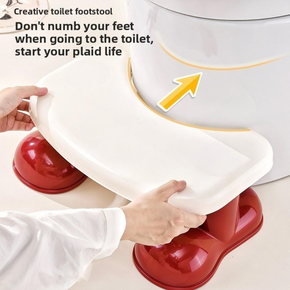 Plastic Toilet Stool Portable Toilet Gadget Comfortable Anti-Slip Seat Stool  Children