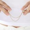 4pcs Multifunctional Magnetic Clothing Clips Boutonniere Pins Clothing Scarf Trouser Legs Headscarf Fixing Pin Decoration