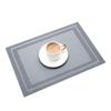 6Pcs Modern Elegant PVC Placemat Dining Table Mat Cafe Anti-slip Hot Placemats Bowl Pad Cup Mat Table Coasters