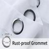 Outdoor Transparents Curtains Weatherproofs Eyelet Voile Curtains for Patioes Gazeboes